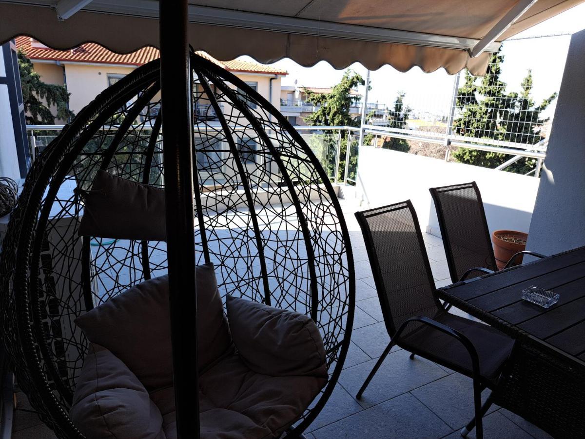 Όμορφο Διαμέρισμα- Σοφίτα Με Υπέροχη Θεα Salonicco Esterno foto